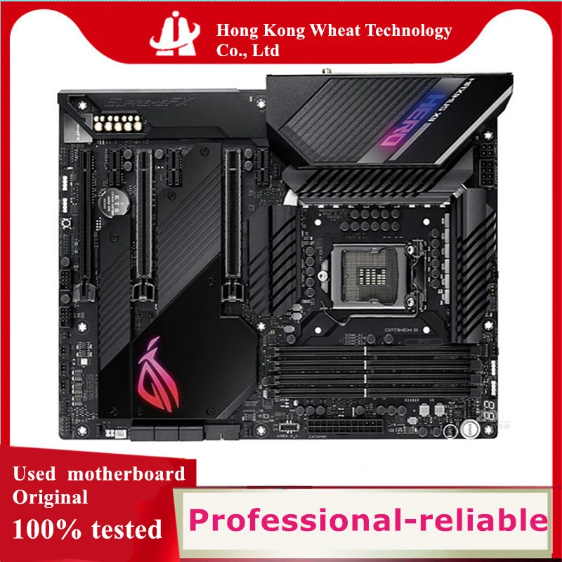 For Intel Z490 ROG MAXIMUS XII HERO motherboard Used original LGA 1200 DDR4 128GB M.2 NVME USB3.0 SATA3 Desktop Mainboard