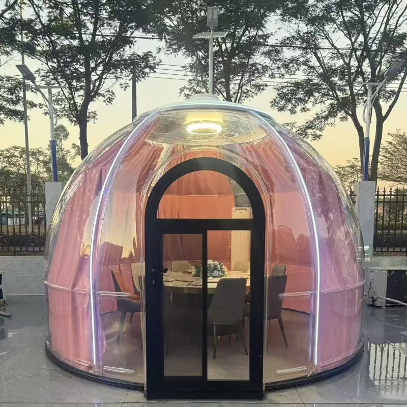 Homestay Glass Star Room Restaurant Panoramic Transparent Bubble House Camp Tent PC Space Capsule