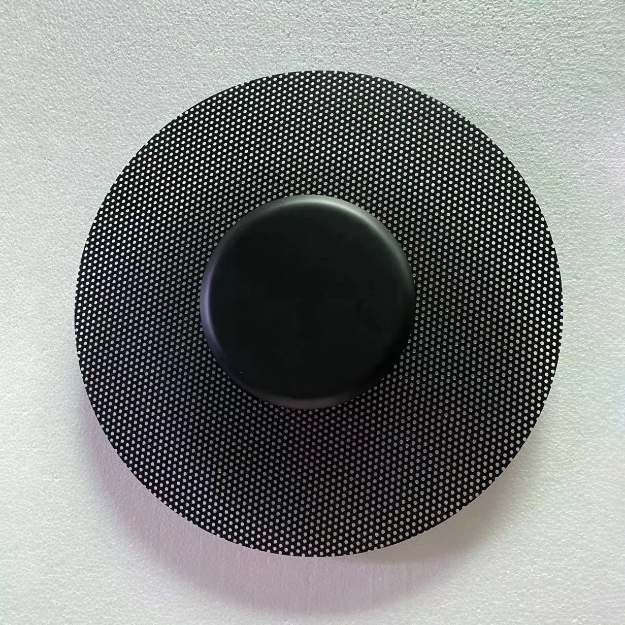 Nordic postmodern minimalist living room background wall wall lamp designer bedside aisle study round flying saucer bedroom