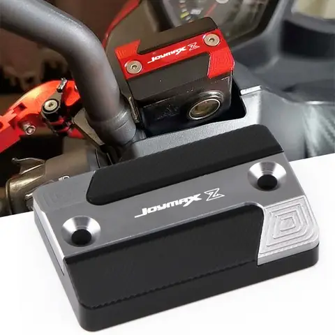 För SYM JOYMAX Z joymaxZ 125 250 300 Motorcykeltillbehör CNC Aluminium Frambromsvätskebehållare Lock Oljetank Kopplock 6 best sales Sym Joymax 300 - №6