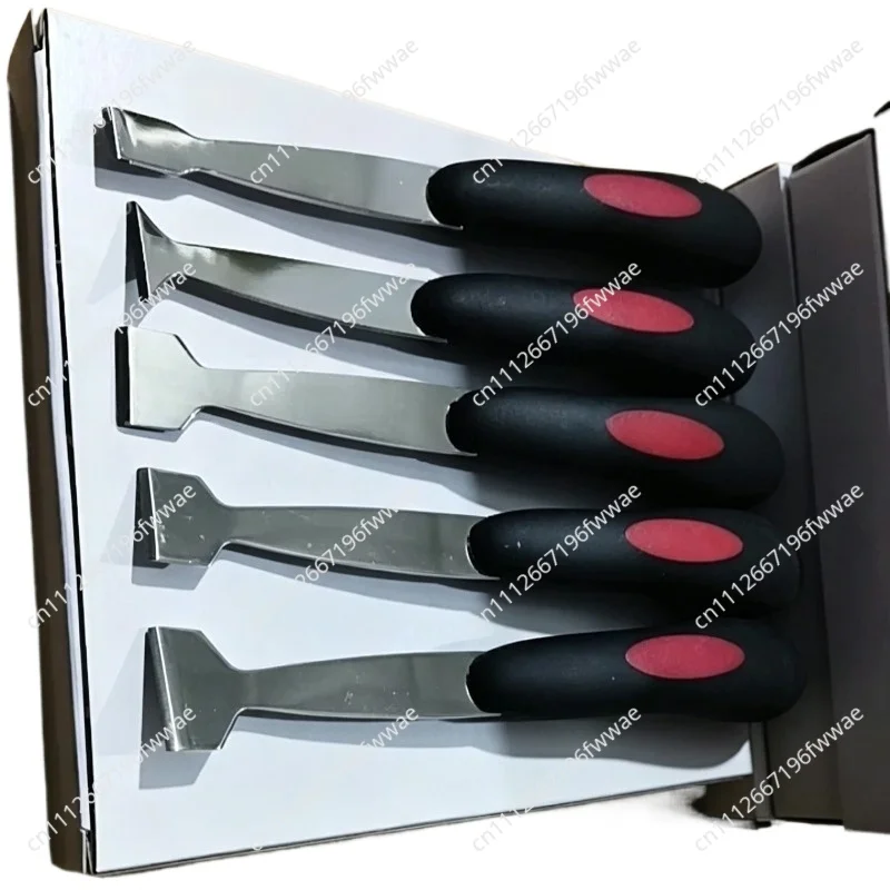 For Manual Windshield Urethane Scraper Tool Kit Glass Bottom Glue Repairing Knife Set with 5pcs Blades with Soft Rubber