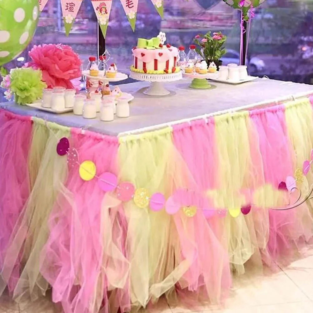 25 Yards Decoration Tulle Roll Yellow Fabric For Wedding Party Skirt Craft Bouquet Table Chair Sash Gift Balloon Display Spool
