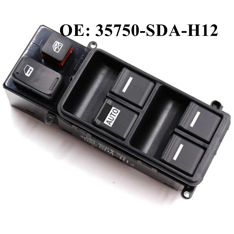 HLLADO New 35750-SDA-H12 35750SDAH12 Electric Master Power Window Switch For H onda Accord 2003-2007 04 05 06 US