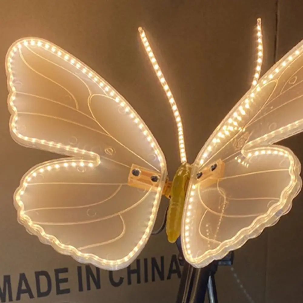 Hot Butterfly Shape Butterfly Shape LED Light Strip Static Fixed Model Outdoor Lighting Outdoor Led Lamp Garden DIY Decoration