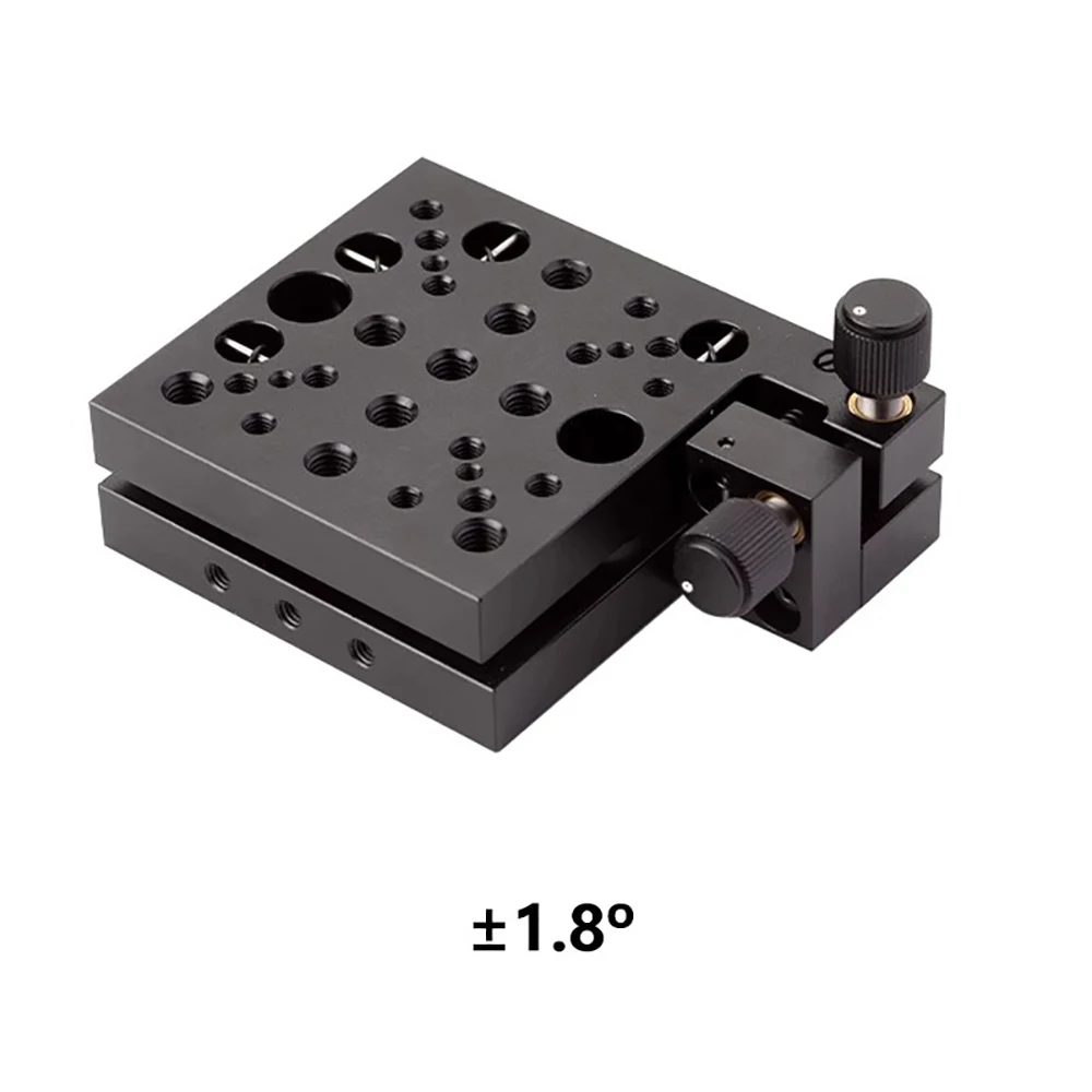 Precision Dual-Axis Tilt Stage with Fine Pitch & Rotation Adjustment (KX.19.11)