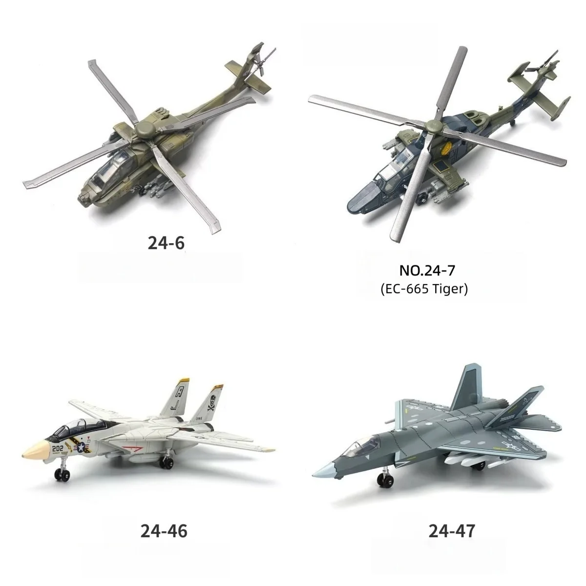 Creative Military Series Building Blocks Classic F-14 Tomcat Stealth Fighter Apache Helicopter Model Toys For Boys Xmas Gifts