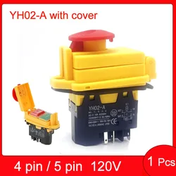 YH02-A with cover KJD17B electromagnetic switch undervoltage protection overload KLD28 with emergency stop magnetic button 110 1