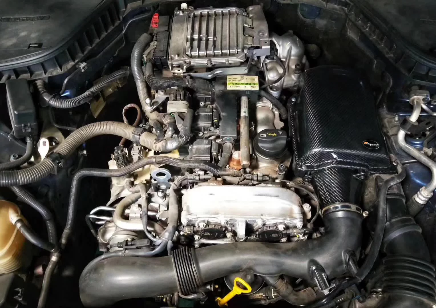 Airspeed Brand Real Car Data Development 100% Dry Carbon Fiber Cold Air Intake System for BENZ E 2.0T(M274)