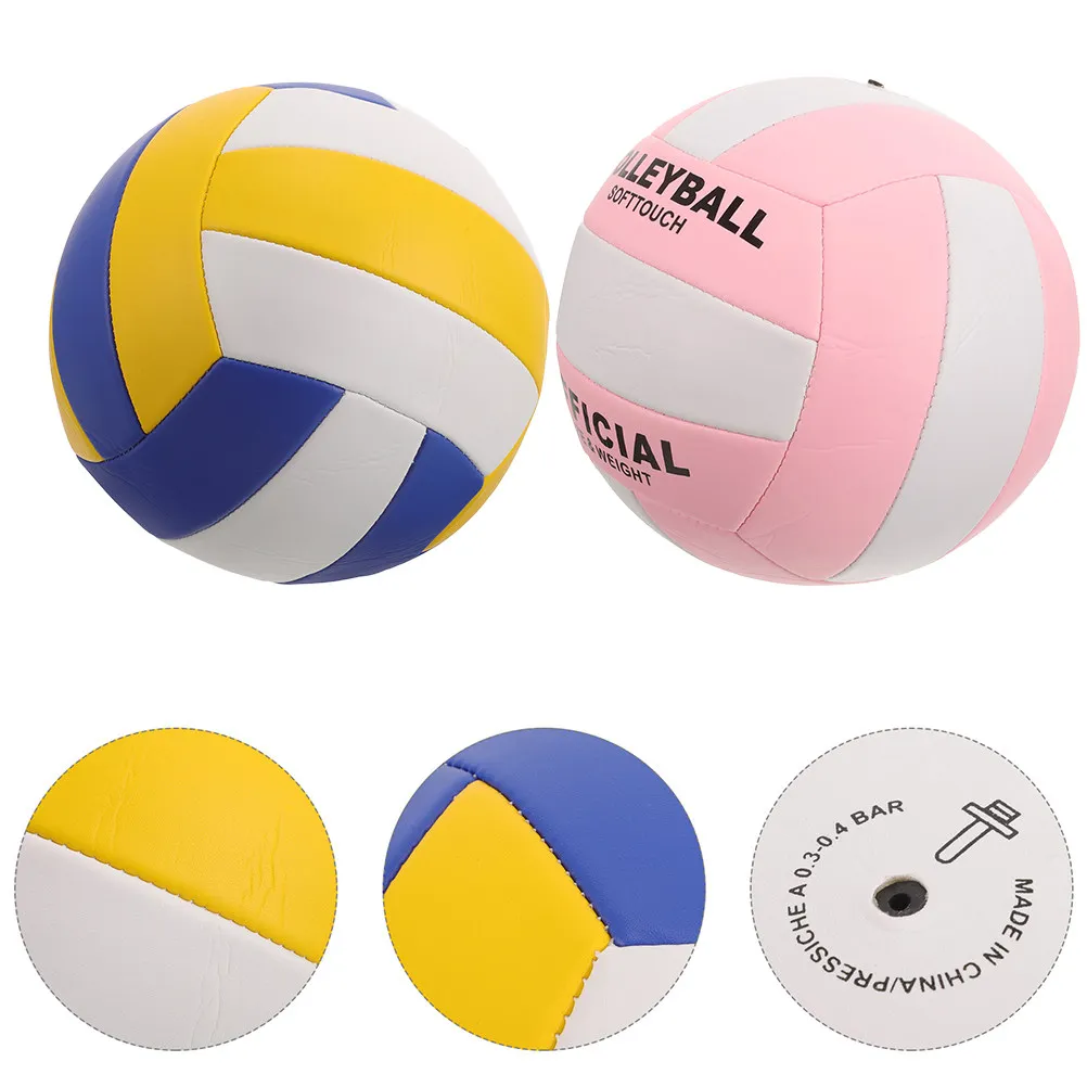 

2Pcs Volleyball Soft Indoor Sports Ball Training Equipment Entrance Examination Practice Volleyball for Middle School