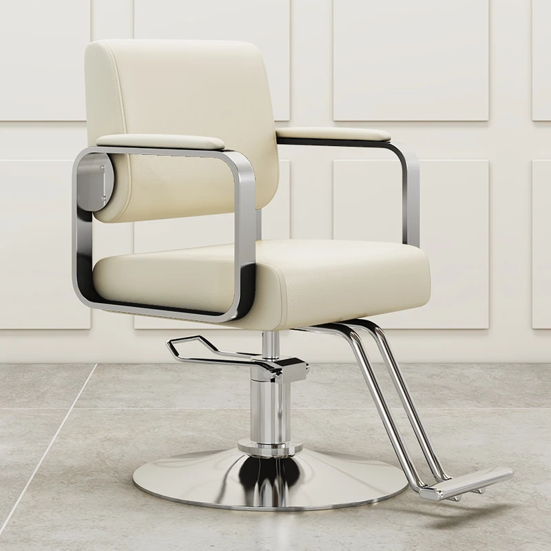 كرسي الحلاقة كرسي الحلاق استقبال انتظار كرسي الحلاق صالون الشعر Cadeira De Barbeiro أثاث صالون الشعر المهني #3
