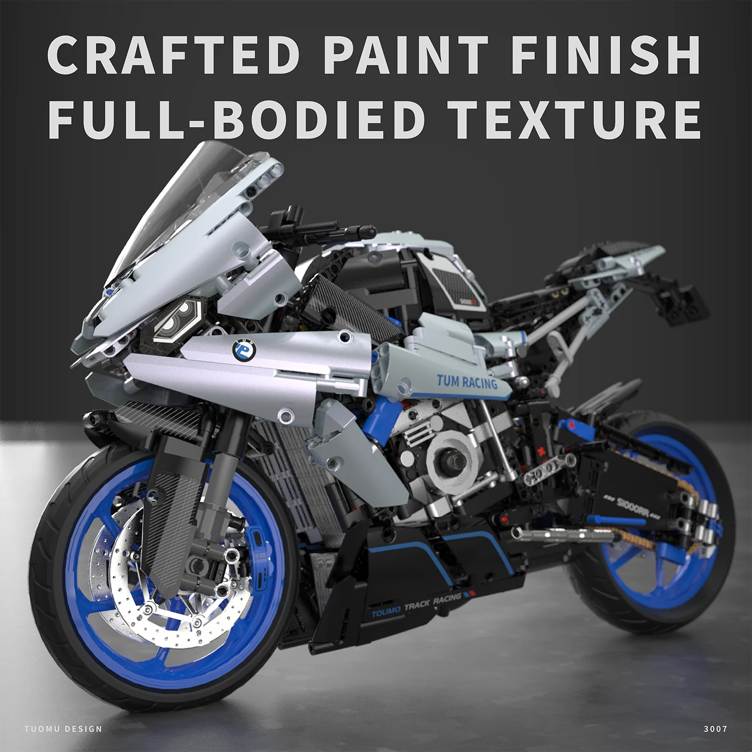 1:5 Technische Motorrad Bausteine Ziegel M1000 RR Motorrad Lokomotive Racing Auto Montieren Modell Fahrzeug Spielzeug für Kind Geschenk