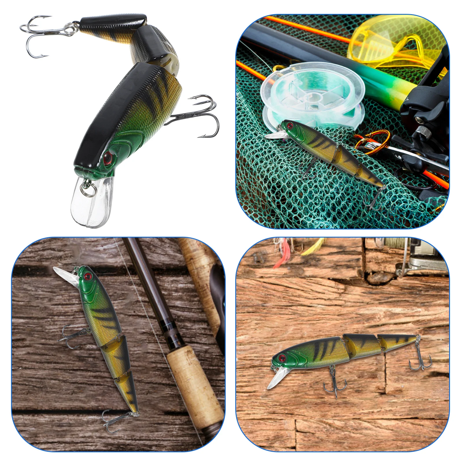 

Lure Bait Swim Baits Bass Fishing Realistic Lures Ocean Swimbait Muskie Tools Artificial for