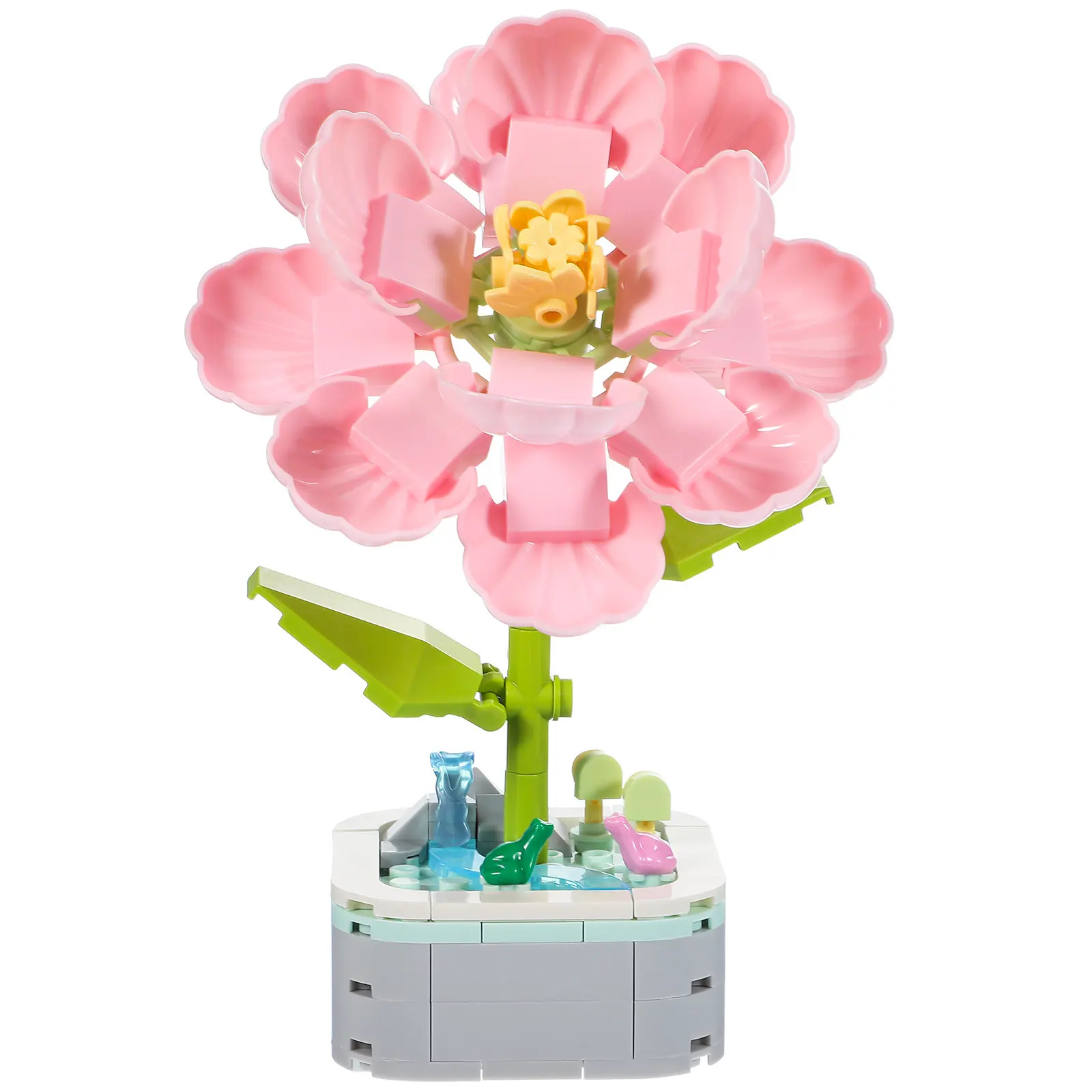 

Girls Toys Flower Block Building for Kids Artificial Kit Immortal