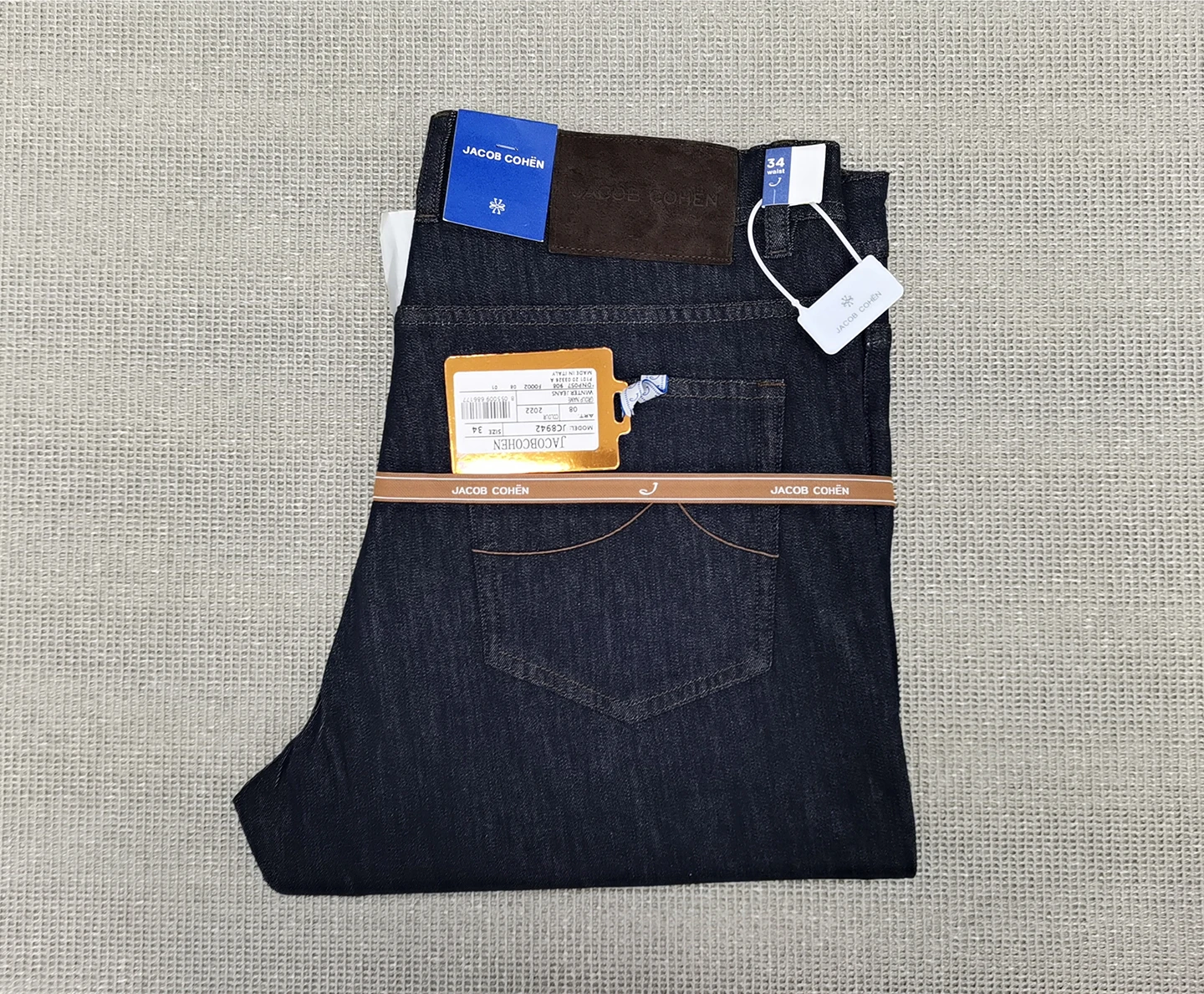 OECHSLI Jeans Thin Cotton Men 2026 Spring Summer new fashion straight breathable outdoors comfort Zipper Big size 30-40 Pants