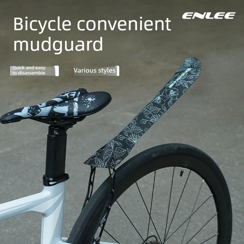 

ENLEE Bicycle Convenient Fender Mounted Rain Fender for Road Car Rear Wheels