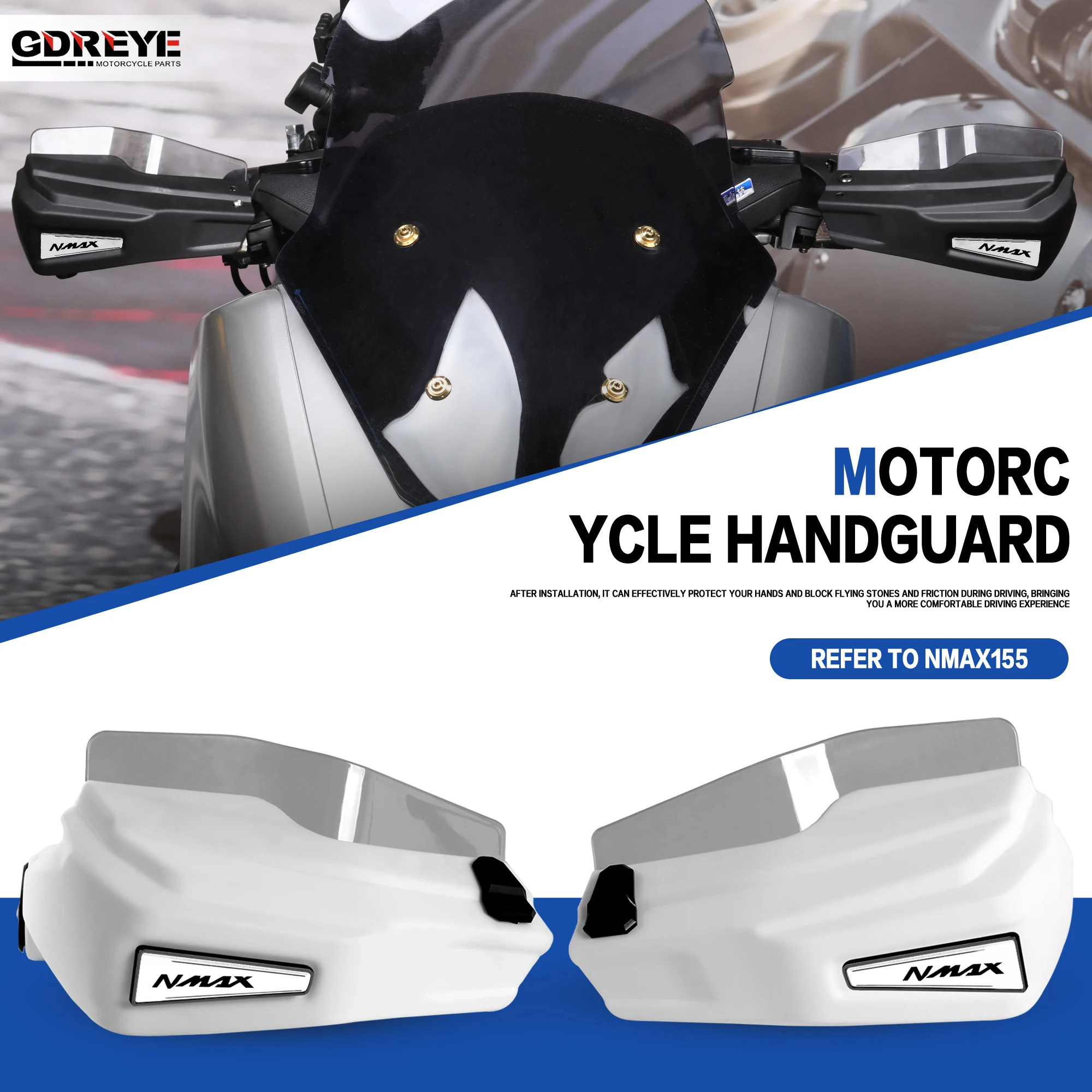 Motorcycle NMAX155 Handguards Hand Shield Protector Hand Guard Protector For YAMAHA NMAX 155 NMAX 125 150 N-MAX 155 2015-2025
