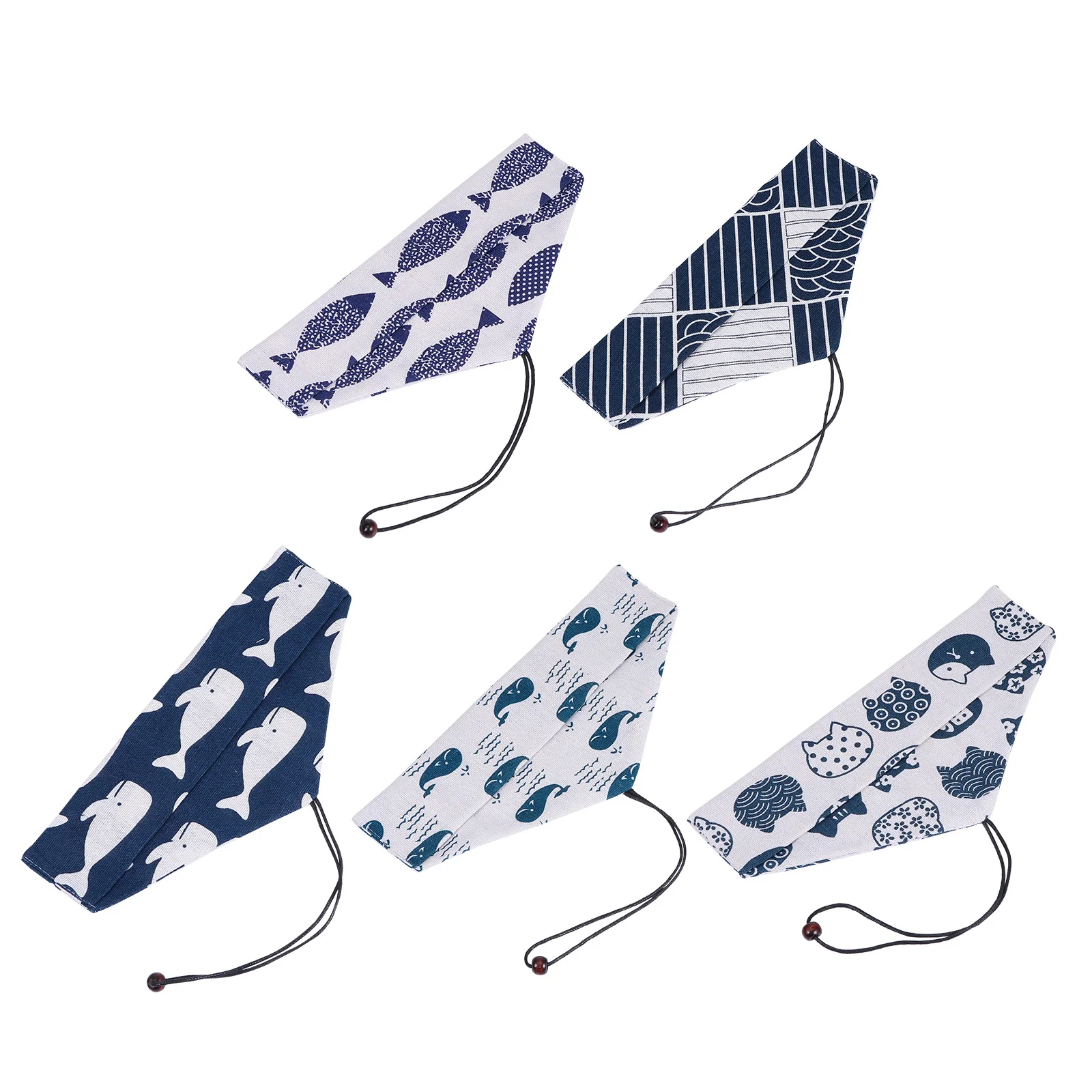 

5pcs Cutlery Storage Bag Portable Tableware Organizer Dust Proof Travel Utensil Case for Spoons Forks Chopsticks Fold Cotton