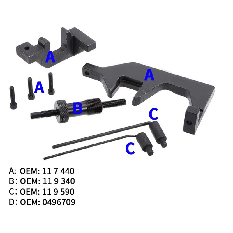 Engine Timing Kit Camshaft Alignment Locking Tool For BMW Mini Cooper N13 N18 OEM 117 440, 119 340, 496 709, 119 590