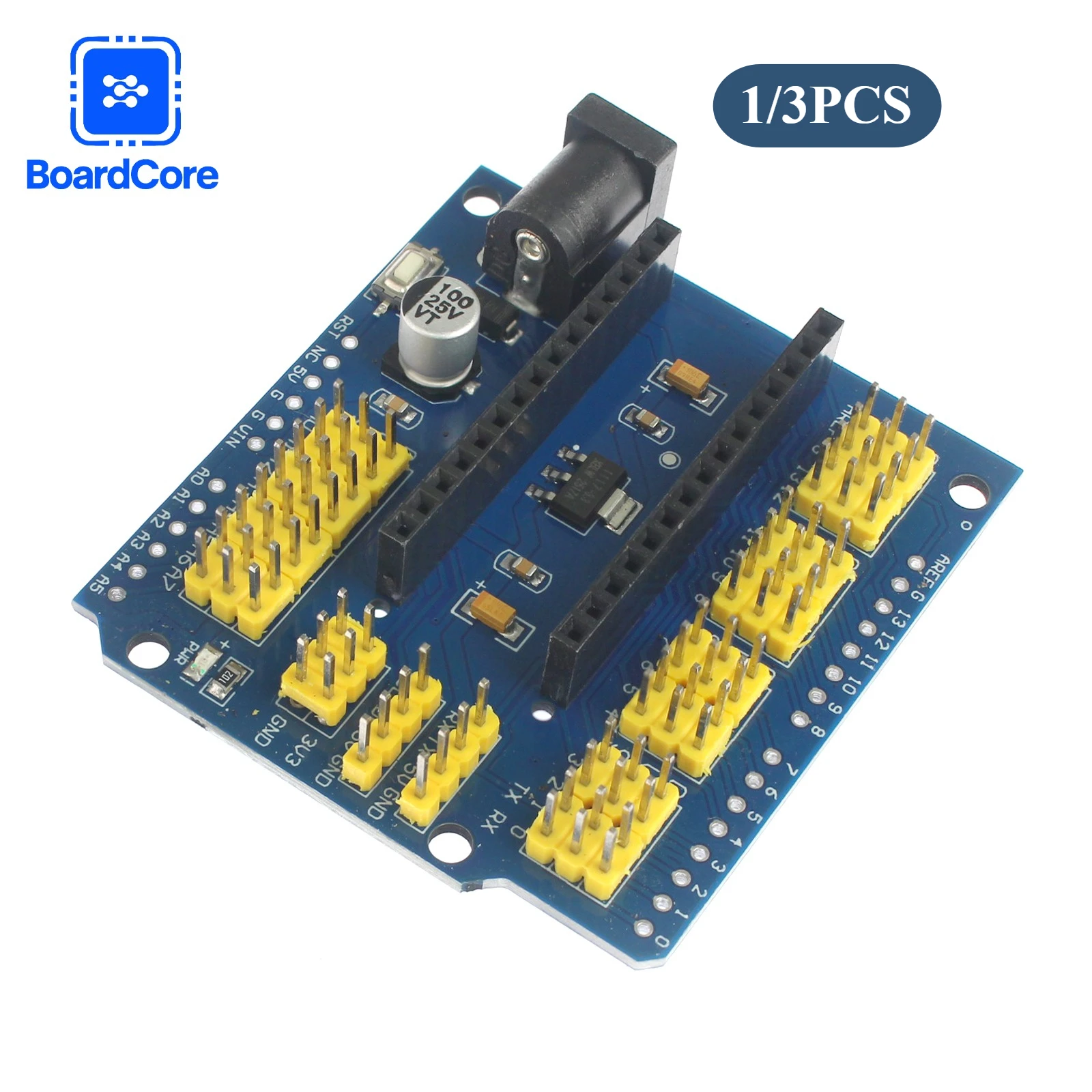 1/3PCS NANO V3.0 Adapter Prototype Shield and UNO R3 Multi-purpose Expansion Board for Arduino Nano 3.0