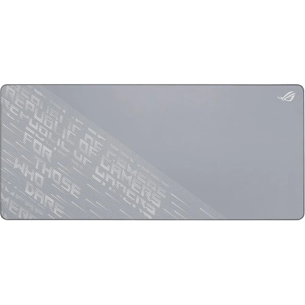 ROG Scabbard II Arctic Gray Gaming Mouse Pad Soft Cloth Surface Water/Oil/Dust-Resistant, Anti-Fray Edges, Non-Slip Base
