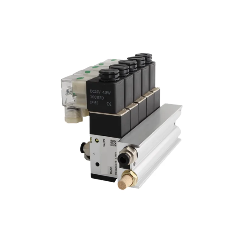 3V110-06-NC Normally close Electromagnetic Solenoid Valve Block With Muffler Fitting Base Manifold DC12v 24v AC 110v 220v 3 port