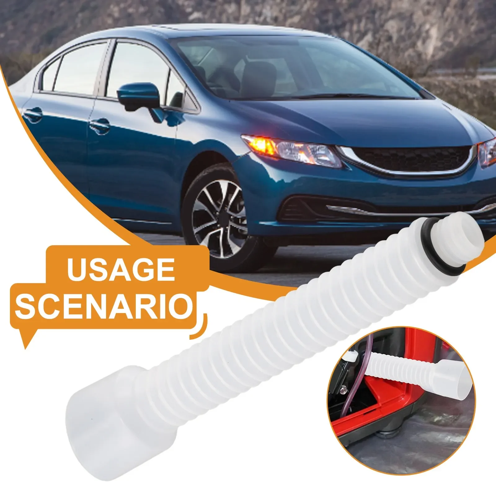 Brand New Oil Change Funnel Tool Part Environmentally Friendly Highly Elastic Easier To Refuel For Automobile Maintenance