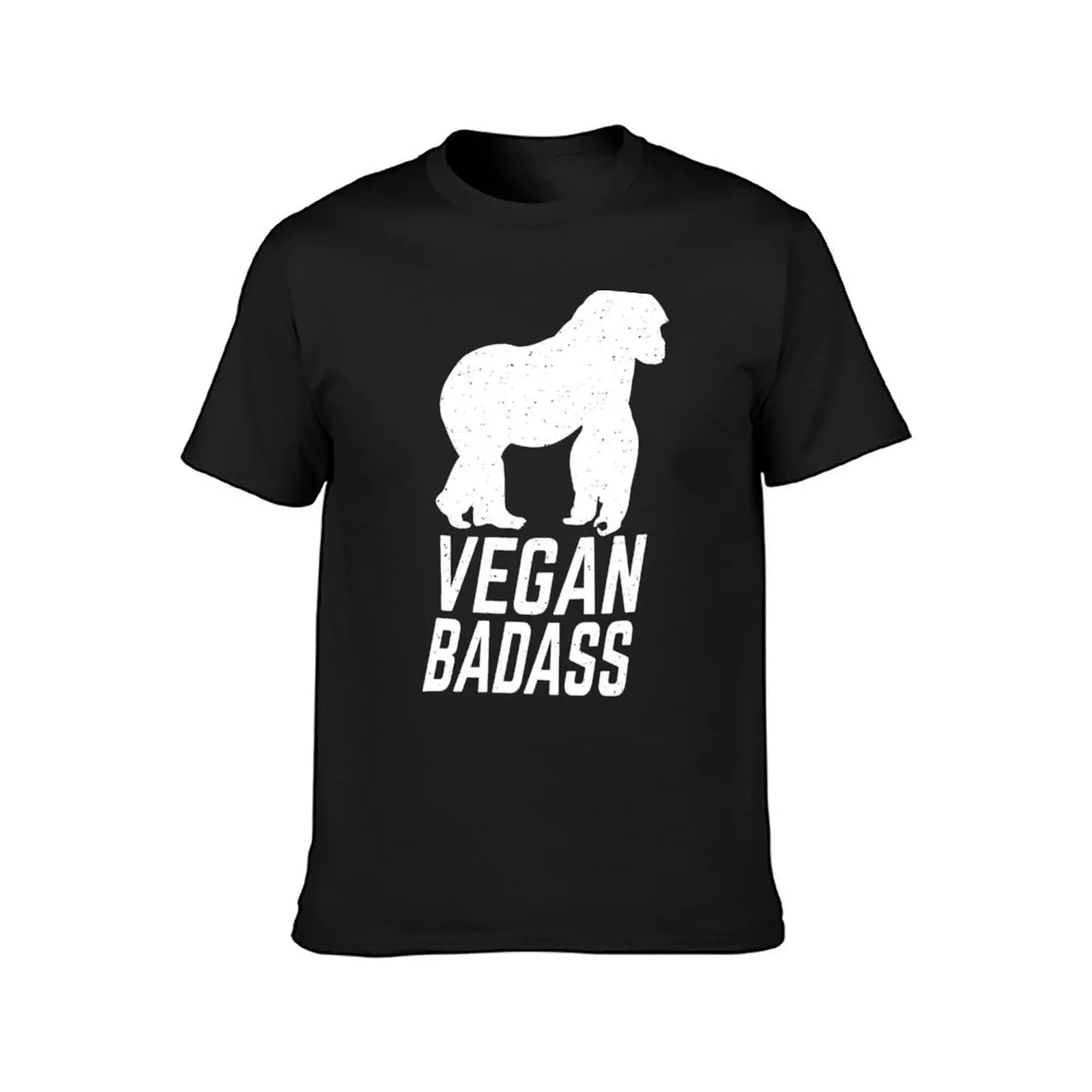 vegan badass gorilla T-Shirt tops korean fashion customs design your own oversized t shirts for men