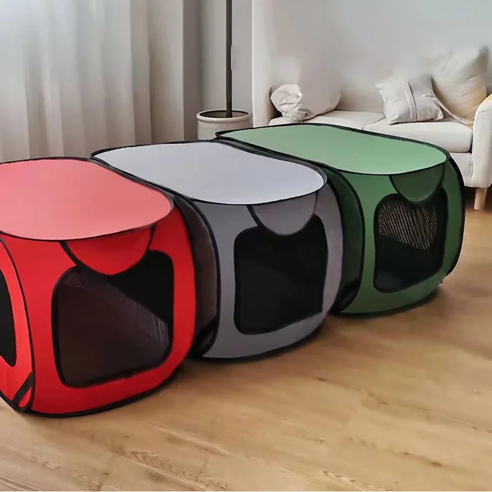 Portable Foldable Pet Kennel For Dogs & Cats Indoor Outdoor Pet Nest Car Seat Travel Carrier Lightweight & amp Folding fence