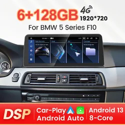 12.3inch Android All in one For android bmw 5 Series bmw F10 F11 2011-2017 Car Radio Multimedia Player For Carplay Android Auto