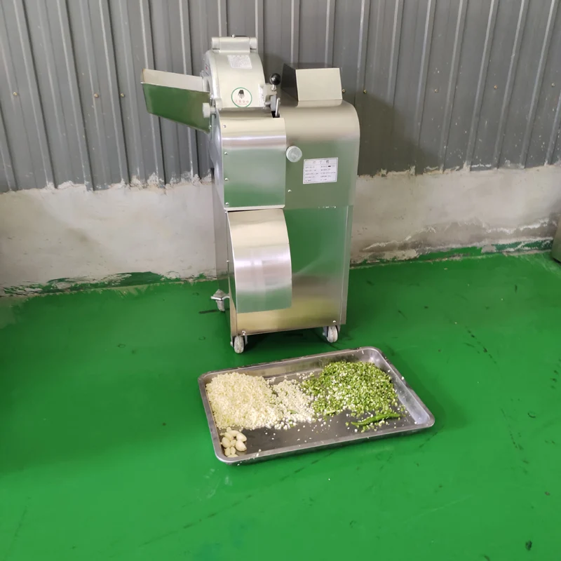 Kitchen Commercial Fruit Vegetable Slicer Electric Vegetable Cutter Dice 220V 110V  Frozen Meat Dicer Cheese Dicer