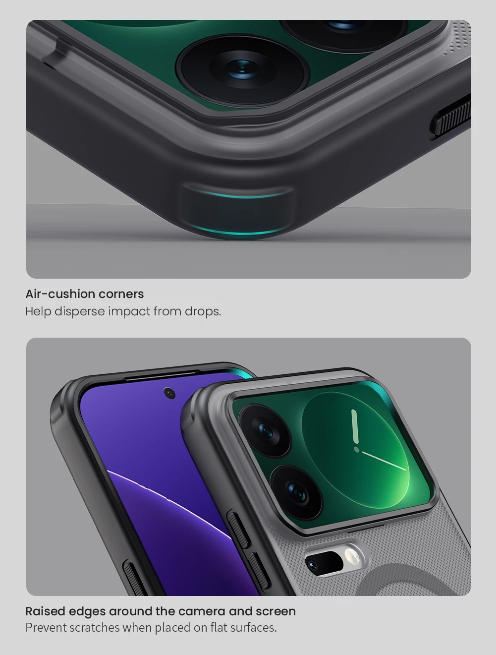 NILLKIN Schutzhülle für Xiaomi 18 Pro, passgenaue Hülle, magnetisch, super matt, mattes PC-Cover für Xiaomi 18 Pro – Detail 9