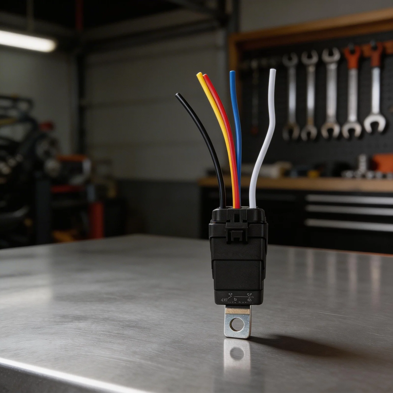 For Cars For Trucks 12V Relay Harness For Car Wiring Waterproof Car Relay Harness Plastic Shell Built-in Diode