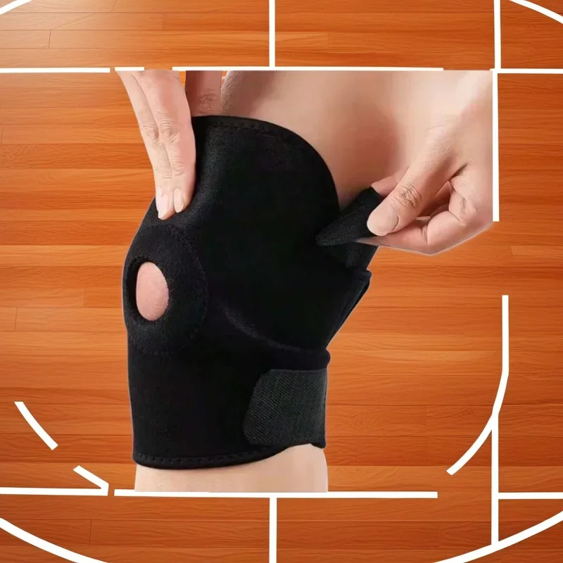 Rodillera ajustable y transpirable (sin estabilizadores laterales) – Para entrenamiento físico y alivio del dolor de rodilla