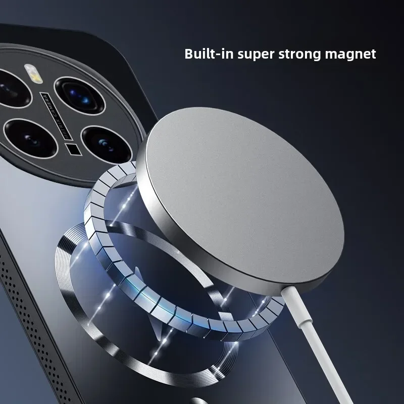 Etui Magsafe Matte Frosted Case Honor Magic 7 Pro Shockproof Lens Protection Cover Magnetic Cases dla Honor Magic 6 Pro 7 lite — zdjęcie produktu 5