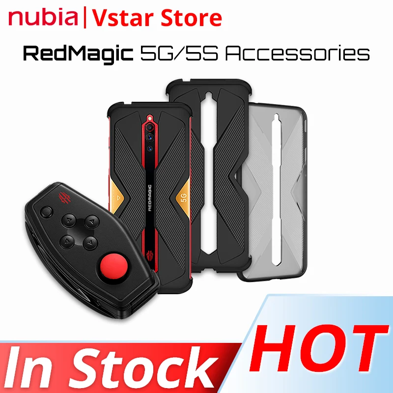 Original RedMagic 5S Protective Phone Case Ultra-thin Shockproof Back Cover Shell for Nubia Red Magic 5G Phone Accessories