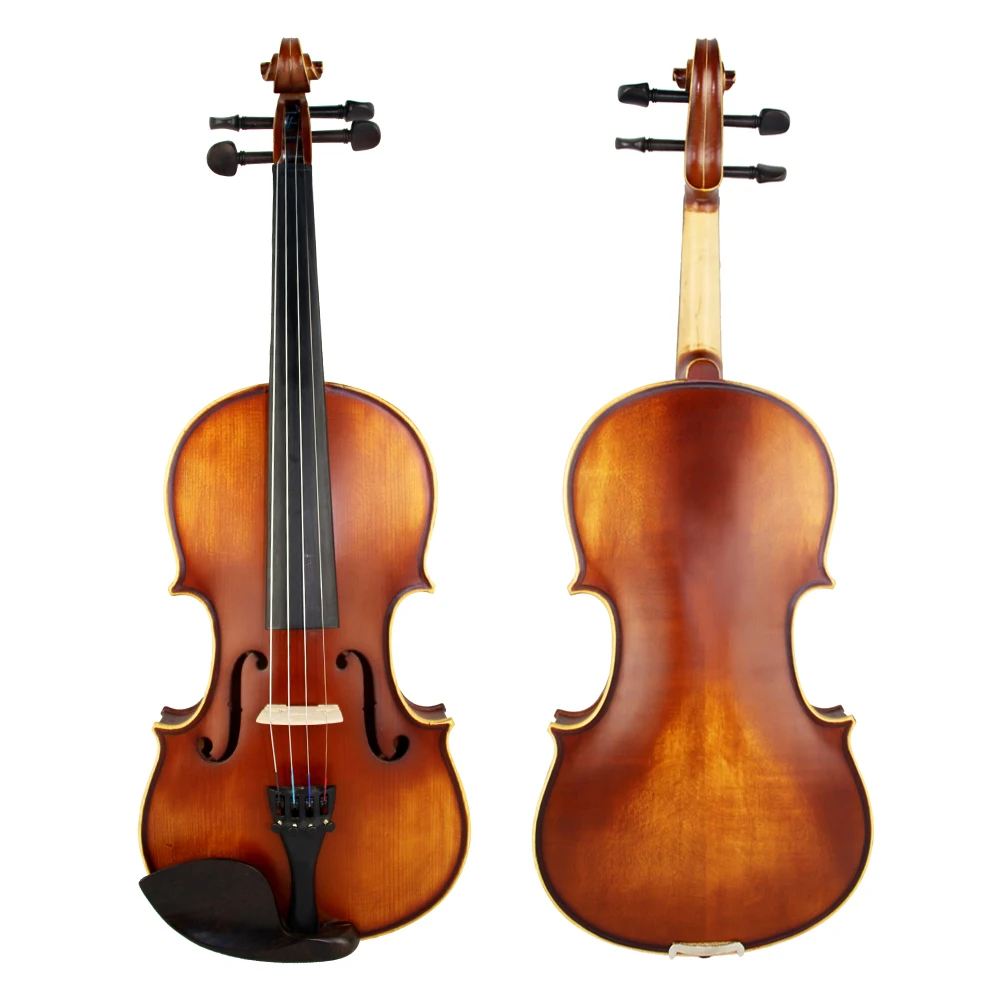 

Solid Spruce Top Violin 4/4 Full Size Set for Adults Beginners Students Kids,with Hard Case