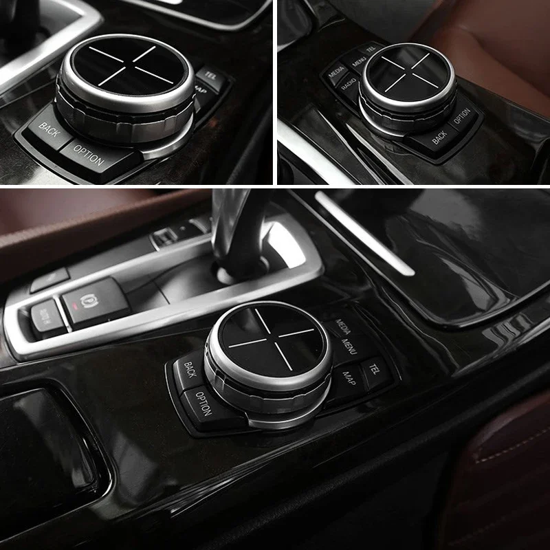 Car Center Console Multimedia Button, Decorative Cover, Trim for BMW E90, E91, E92, F20, F30, F10, F07, E60, E61, E84, F48