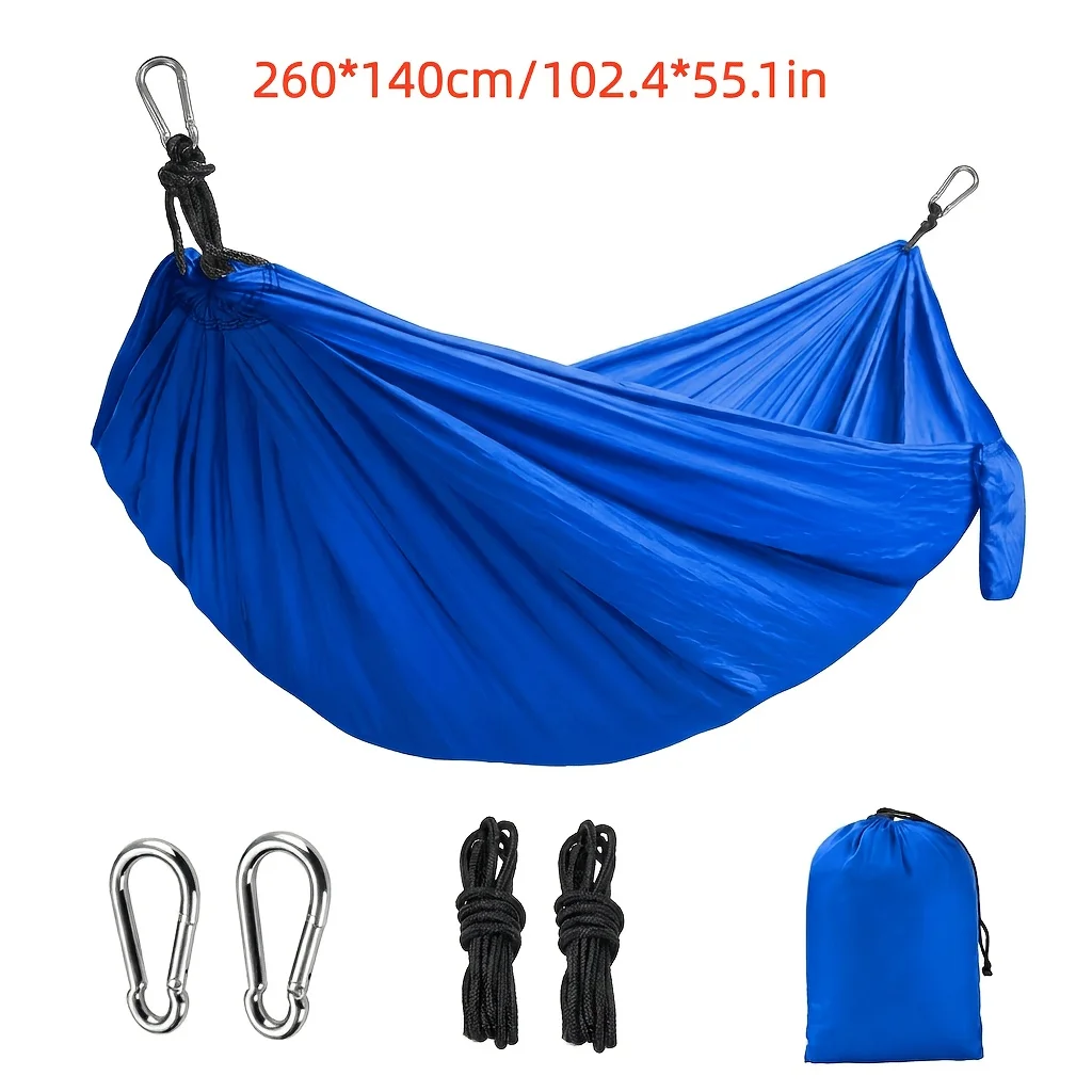 Outdoor Camping Hammock Chair, Equipped with Tree Straps and Carabiners, Portable for Picnic & Outdoor Use