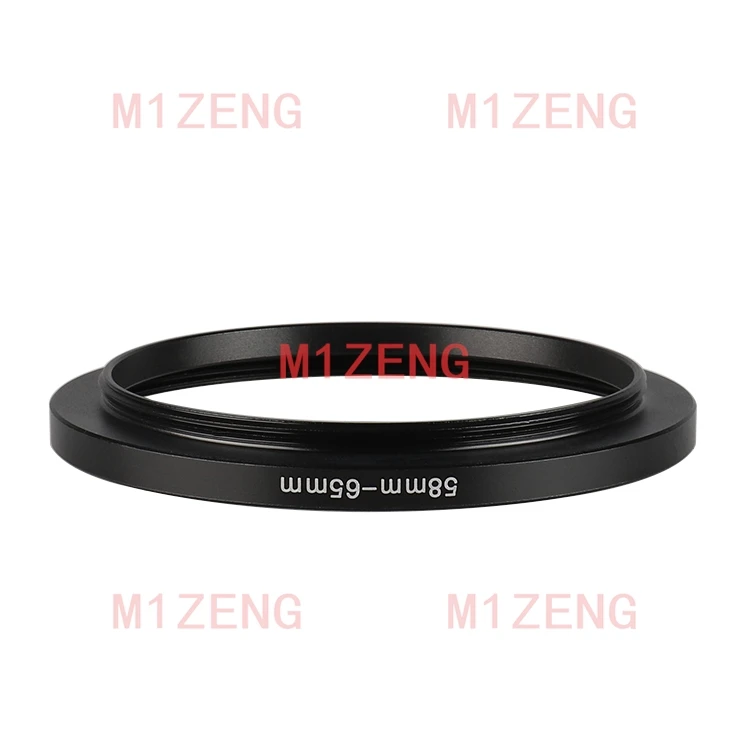 58mm-65mm 58-65 mm 58 male to 65 female Step Up lens Filter Ring Adapter