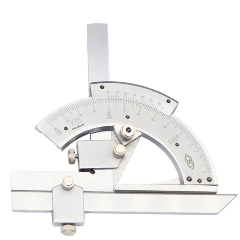 0-320 ° universal angle ruler 0-360 ° angle ruler Sichuan brand high-precision multi-function protractor vernier