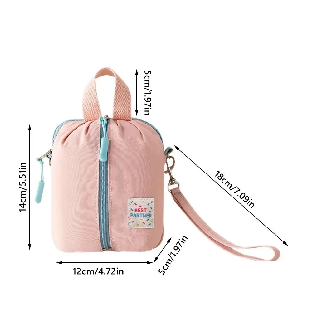 Tragbare Kleine Damenbinden-Aufbewahrungstasche Macaron Reise-Toilettenartikel Kosmetiktasche Make-up Organizer Vielseitig Einsetzbar – Detail 2