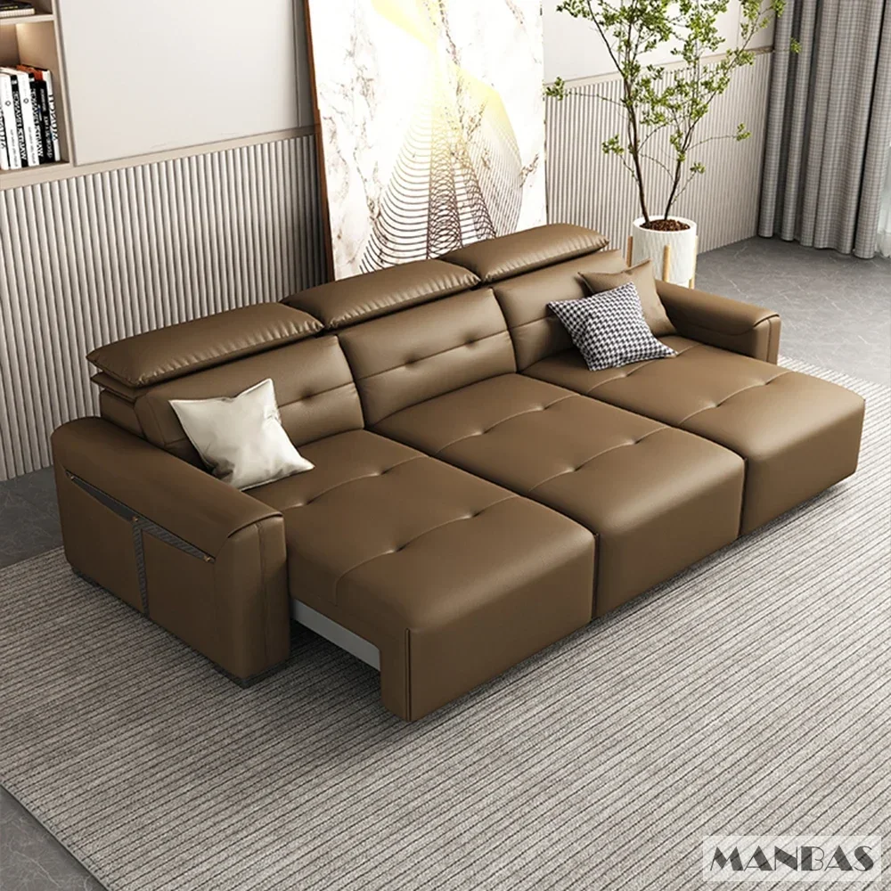 Transform Your Living Room With MANBAS Electric Convertible Sofa Bed Wielofunkcyjne składane sofy do salonu kinowego