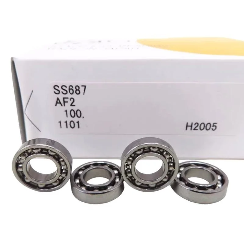 Original EZO stainless steel bearing  S687 7*14*3.5mm  DDL-1470 open precision miniature ball bearings 7x14x3.5 mm