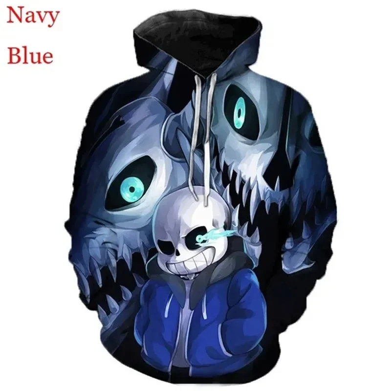 3D Printed Vedio Game Undertale Hoodie For Men Women Fashion Cartoon Pullover Sweatshirts Long Sleeve Casual Hoodie Streetwear