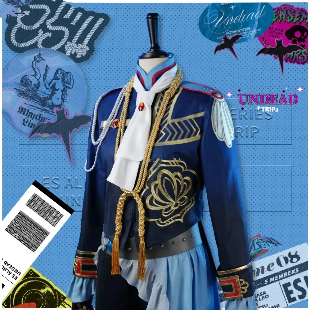 Ensemble Stars 2 UNDEAD Cosplay Costume, Sakuma Rei, Hakaze Kaoru, Ogami Koga, Kanogari Adonis, New Album Game imbibé, Halloween