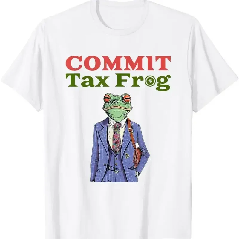Funny Commit Tax Frog Fraud Meme T Shirt