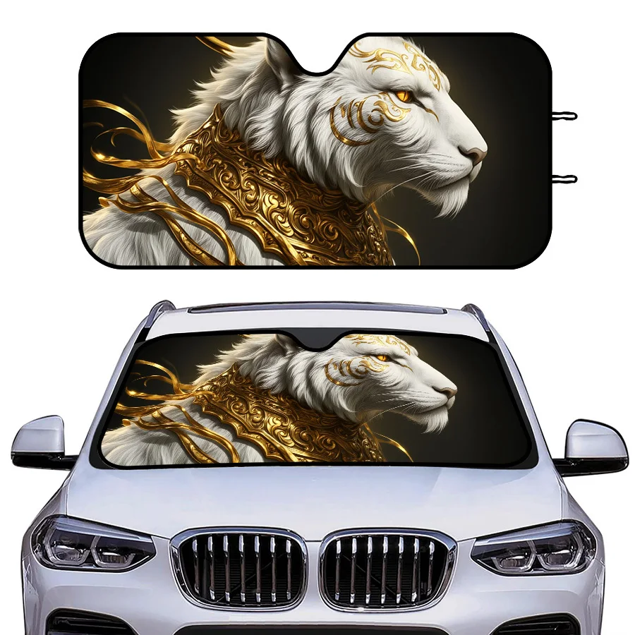 Multi-Functional Foldable Car Windshield Sunshade, 3 Sizes, Universal Fit For SUV Sedan, Blocks UV Rays, Keeps Car Cool, Easy To