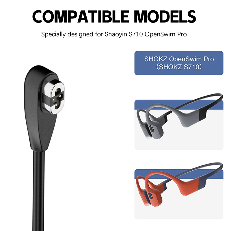 كابل شاحن سريع مغناطيسي من النوع C مصمم خصيصًا لسماعات توصيل العظام Shokz S710 #2