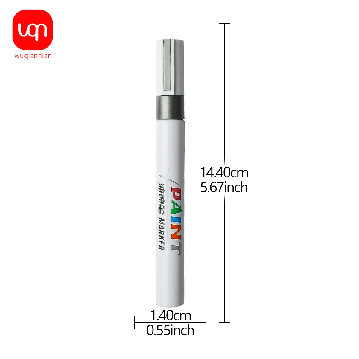 WQN-1/3/6/12 Pack Permanent Car Tire Yellow Paint Pen, Fade-Resistant Graffiti Color Car Tire Marker Supplies