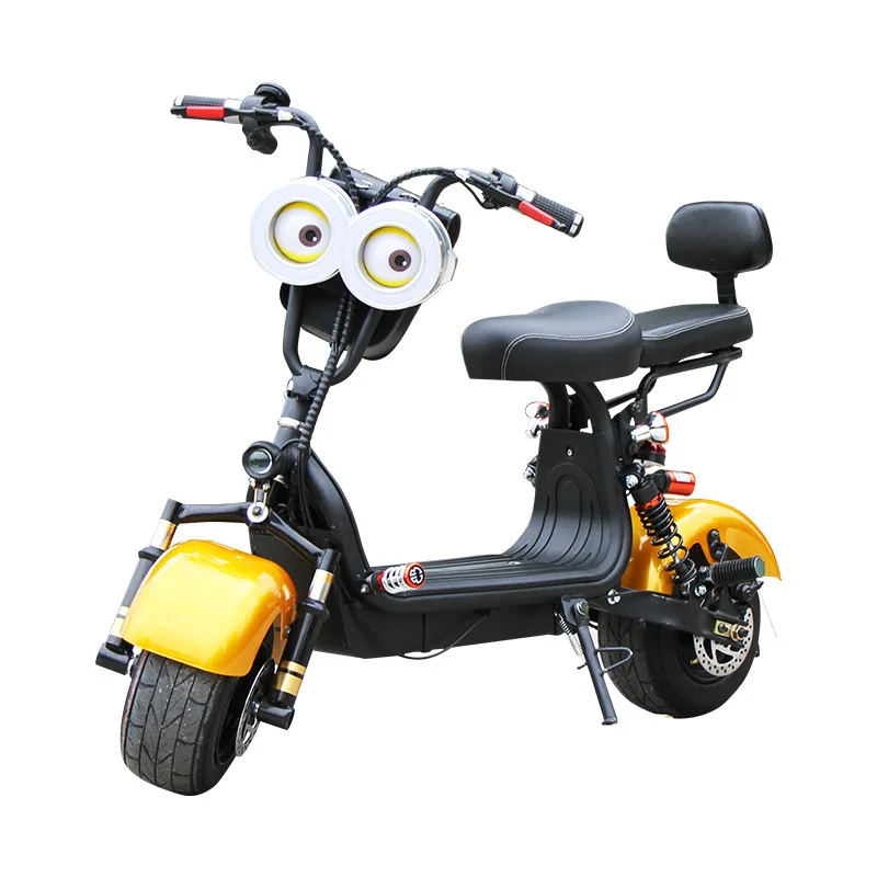 Small electric vehicles, two-wheel electric bikes, detachable lithium battery foldable wide-tire electric bikes